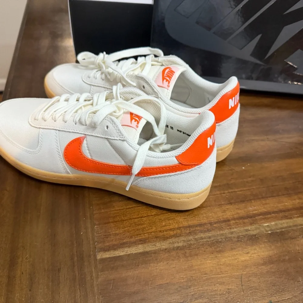 Nike Men's White and Orange Sneakers Nike field general brand new - Picture 6 of 9